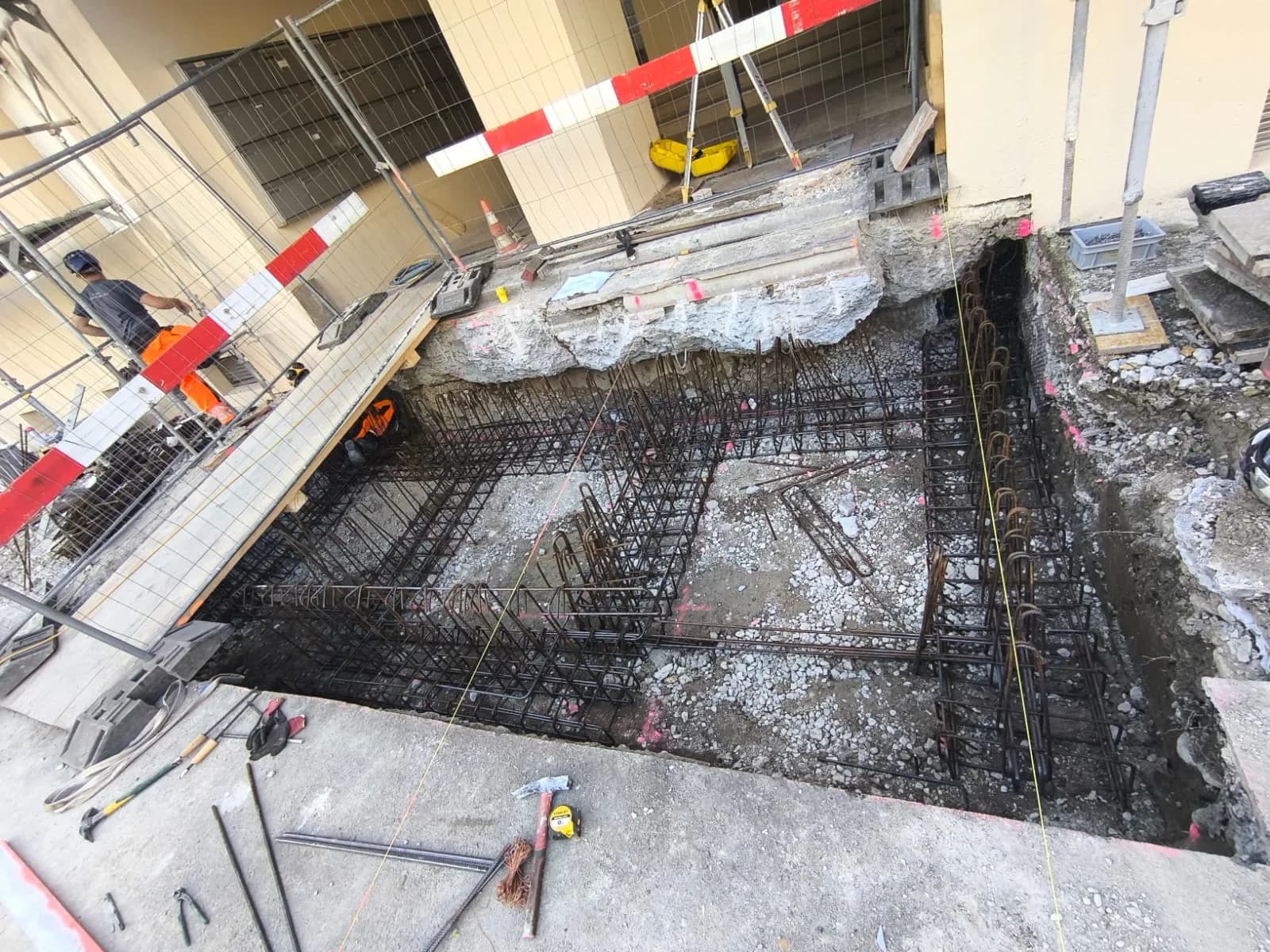 fondation et ferraillage 