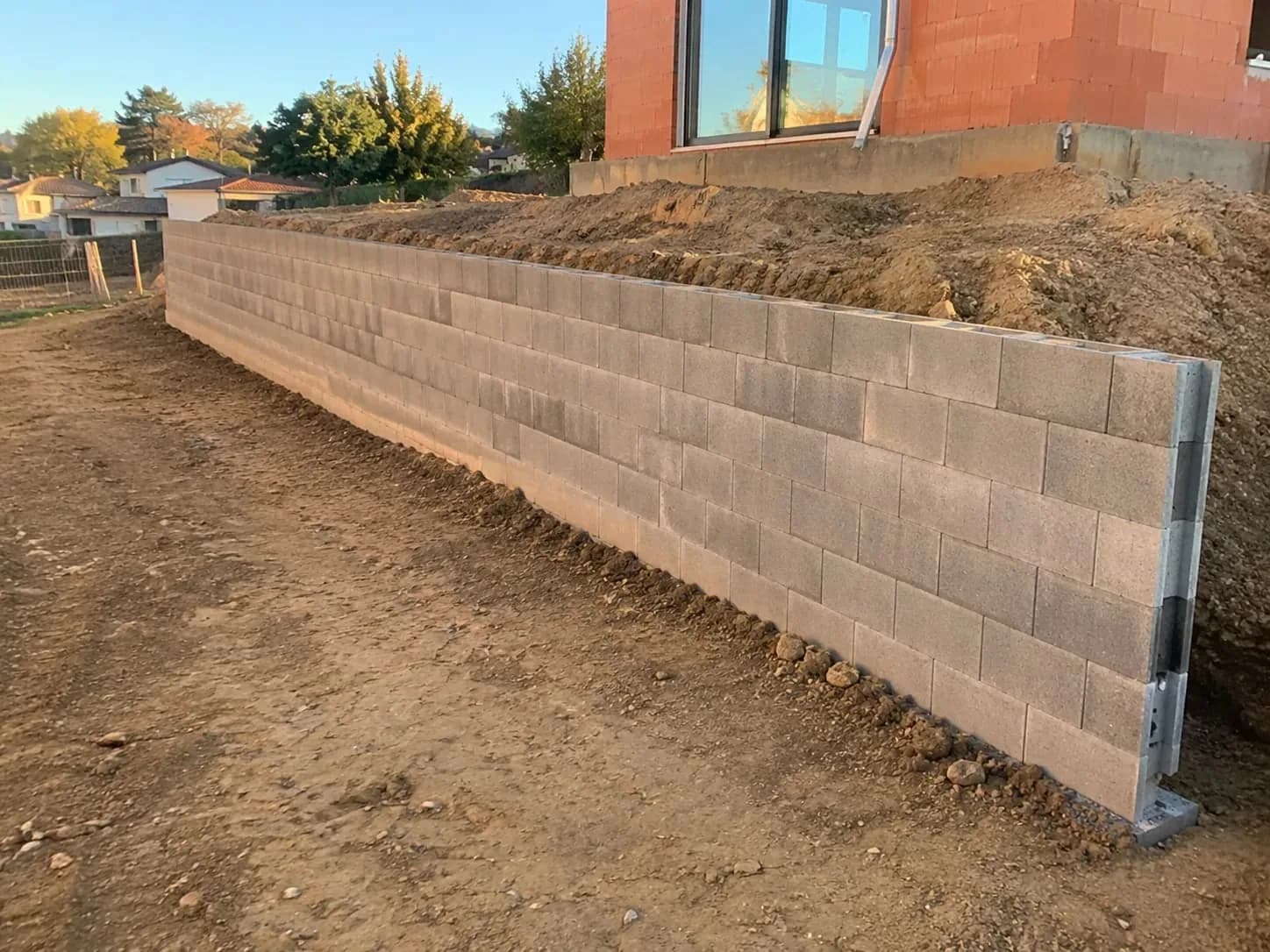 Mur de soutènement 
